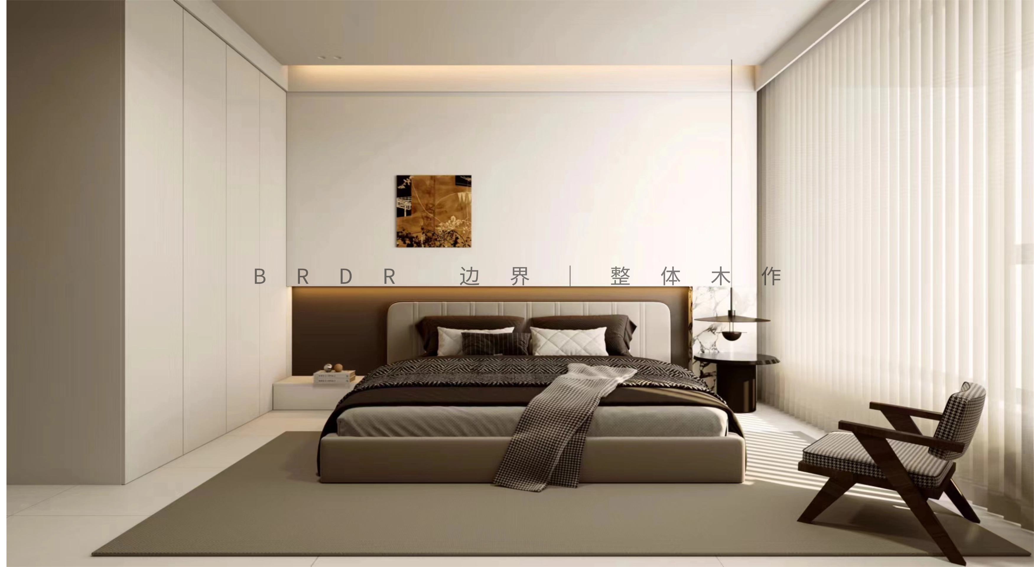 北欧极简卧室设计