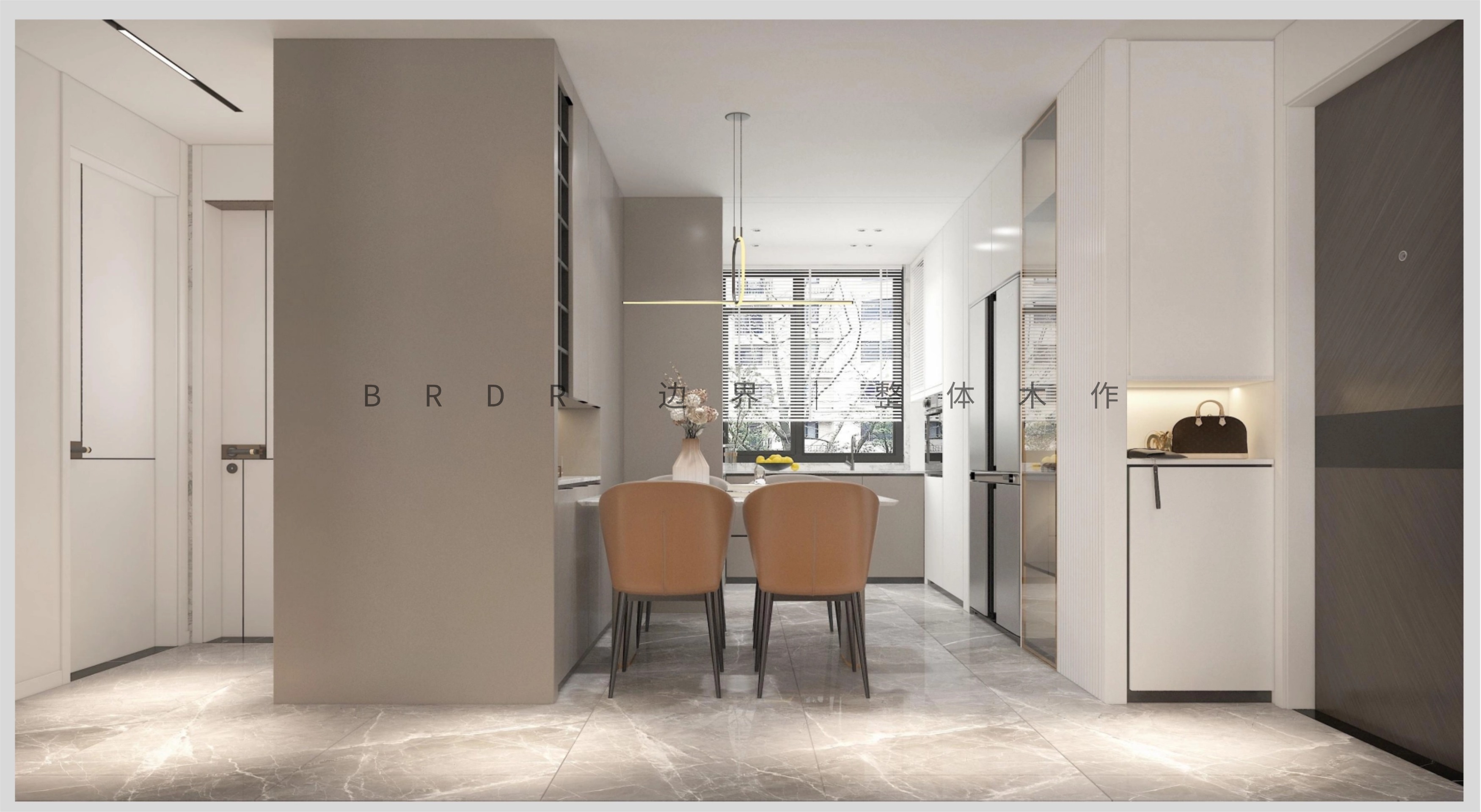 美式简约餐厨空间